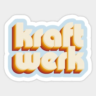 kraftwerk Sticker